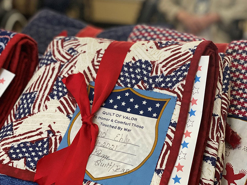 Quilts of Valor Recognize Service and Sacrifice